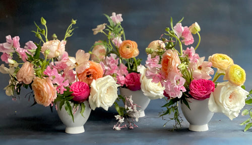 Trio of petite arrangements