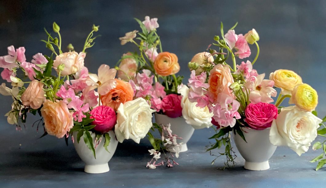 Trio of petite arrangements